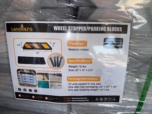 lot 56 image: Landhero Wheel StopperParking blocks