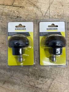 lot 86 image: Lot of 2 - Krcher - Universal 6-in-1 Spray Nozzle - for Gas and Electric Power Pressure Washers - 4000 PSI - Quick-Connect