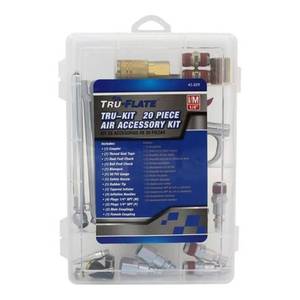lot 58 image: Tru-Flate Air Tool Accessory Kit Boxed 20 pc 09022514.72