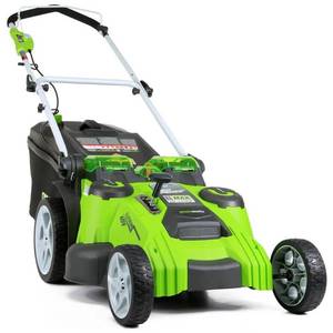 lot 68 image: Greenworks 40-volt 20-in Cordless Push