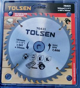 lot 100 image: (Lot of 2) Tolsen Saw Blades 160x20mm 24T (092257.8)