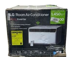 lot 131 image: 23,500 BTU Dual Inverter Smart Window Air Conditioner Cools 1,440 Sq. Ft. with Remote, Wi-Fi Enabled (sold as is)