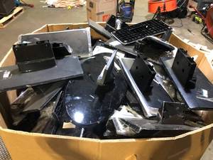 lot 58 image: Gaylord of Assorted TV Bases and Stands Various Brands and Conditions Customer Returns See Pictures
