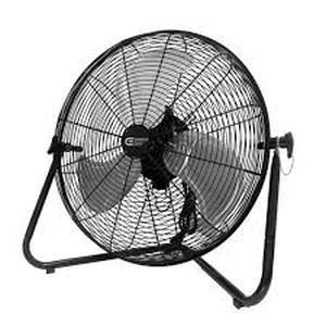 lot 9 image: Commercial Electric 20 in. 3-Speed High Velocity Floor Fan  Customer Returns See Pictures