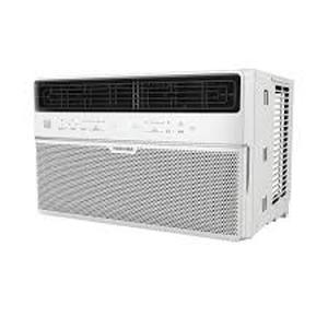 lot 14 image: Toshiba 8,000 BTU 115-Volt Smart Wi-Fi Touch Control Window Air Conditioner with Remote for up to 350 sq. ft. in White  Customer Returns See Pictures