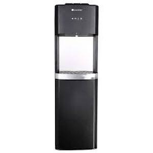 lot 64 image: Glacier Bay Matte Black and Stainless Steel Bottom Load Water Dispenser Customer Returns See Pictures