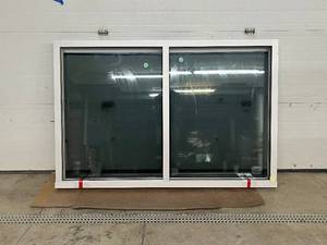 lot 14 image: Western Windows System Aluminum Framed  Tinted  (2) Pane Exterior Window, 71 14 x 47 14 OD
