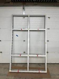 Western Windows System Aluminum Framed / Tinted / (6) Pane Exterior Window, 63 1/2" x 101 1/4" OD