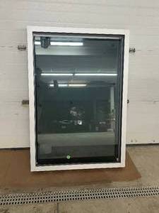 lot 22 image: Western Windows System Aluminum Framed Exterior Window  Tinted  59 x 41 14 OD.