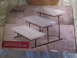 lot 6 image: Parini Cookware 3-tier Rectangular ...