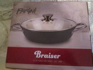 lot 13 image: Parini Cookware 3.5qt porcelain ena...