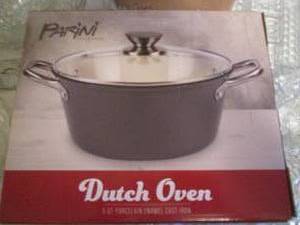 lot 14 image: Parini Cookware 5qt porcelain ename...