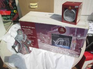 lot 72 image: Animated wire sculpture feeding buc...