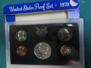 lot 302 image: 1970 United States Coin Proof Set
