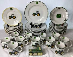 lot 61 image: John Deere Gibson Dinnerware Set