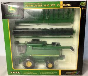 lot 152 image: 132 Vintage John Deere 9860 STS Combine by ERTL #15798
