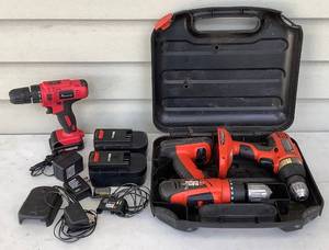 lot 176 image: Cordless Drill Collection - Black & DeckerAltocraft