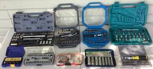 lot 196 image: Collection of SocketRatchet Sets - 8 sets, not all complete