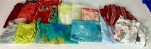 lot 266 image: Assortment of Vintage Scarves - From Japan, France and USA