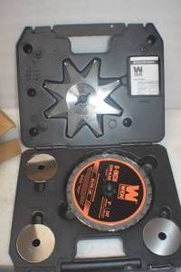 lot 22 image: WEN BL088D 8-Inch 24-Tooth Carbide-Tipped Stacked Dado Blade Set for 10-Inch Table Saws