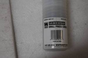 lot 39 image: WEN DPA158L 58-Inch Keyless Drill Press Chuck with MT2 Tanged Arbor