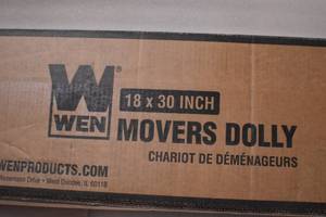 lot 62 image: WEN 721830 1320-Pound Capacity 18-by-30-Inch Hardwood Movers Dolly, 2-Pack