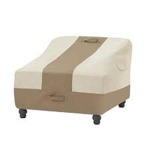 lot 16 image: Lot of Hampton Bay Outdoor Patio Deep Seating Lounge Chair Cover (2-Pack)    Customer Returns See Pictures