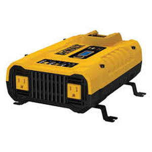 lot 64 image: DEWALT 3-Way 1000-Watt Power Inverter Compatible with 20-Volt XR 5 AH Lithium-Ion Battery (Not Included)  Customer Returns See Pictures