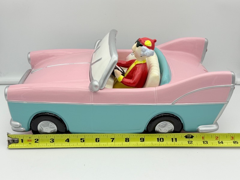 RARE VINTAGE Hallmark Shoebox Maxine & Floyd Pink Cadillac