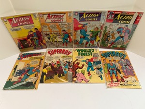 lot 7 image: Silver Age DC Comics, featuring iconic adventures of&nbspSuperman&nbspand&nbspSuperboy. This collection is a great opportunity for collectors to acquire classic stories from the 1960s and early 1970s. All, books are bagged and boarded