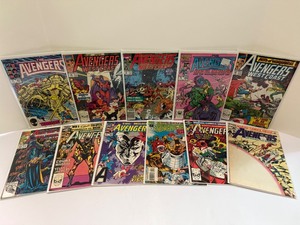lot 90 image: Vintage Marvel Comics AVENGERS WEST COAST &amp THE AVENGERS Lot (11 Total) incl. 1st NEBULA Appearance &amp ACTS OF VENGEANCE. All comic books are bagged and boarded.