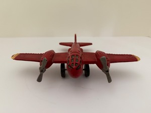 lot 2 image: RARE VINTAGE WYANDOTTE (All Metal Products Co.) BELL YFM-1 AIRACUDA DIE-CAST TOY AIRPLANE