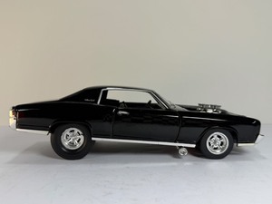 lot 105 image: Rare 118 Scale Custom 1970 Chevy Monte Carlo SS 454 Pro Street Diecast Model w Blower - ErtlAuto World