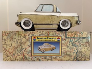 lot 136 image: RARE 1993 Fitz &amp Floyd Omnibus American Roadside Studebaker Hawk Roadster Cookie Jar NIB
