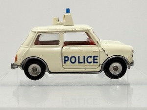 lot 24 image: VINTAGE DINKY TOYS No. 250 Police Mini Cooper S Austin Diecast Car Model 1960s70s England