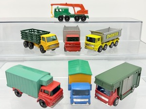 lot 69 image: Lot of 7 Vintage Matchbox Lesney Die-Cast Trucks - Made in England 1960s70s