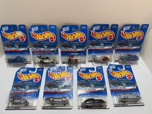 lot 52 image: Lot of 9 Vintage Hot Wheels (1998 &amp 1999) First Editions - NIP (New In Package) Mattel