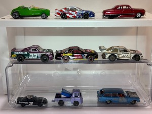 lot 60 image: Lot of 9 Vintage 164 Die-Cast Cars NASCAR #3 Dale Earnhardt, Havoline, Matchbox, TootsieToy - RARE MIX