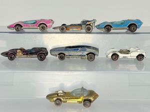 lot 20 image: &nbspRARE VINTAGE HOT WHEELS REDLINE COLLECTION (7 CARS) - 1960s1970s Mattel Era