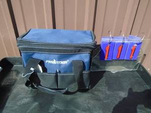 lot 111 image: New Frontier tool bag 14 x 8. As shown.