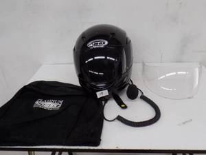 lot 13 image: Helmet Gmax with Face shields & J&M Communication