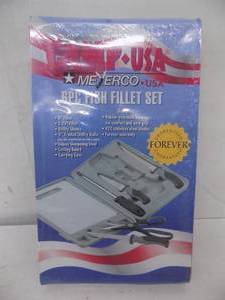 lot 26 image: 6 pc Fish Fillet Set - NEW - Camp USA Meyerco USA