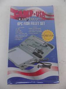 lot 32 image: 6 pc Fish Fillet Set   NEW  Camp USA Meyerco USA