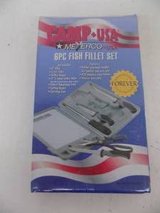 lot 33 image: 6 pc Fish Fillet Set   NEW  Camp USA Meyerco USA