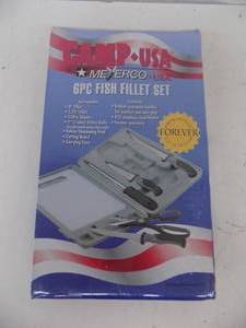 lot 34 image: 6 pc Fish Fillet Set   NEW  Camp USA Meyerco USA