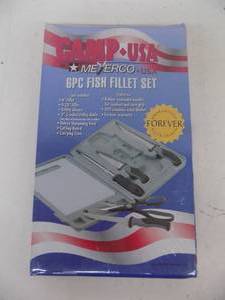 lot 35 image: 6 pc Fish Fillet Set   NEW  Camp USA Meyerco USA