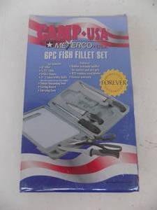 lot 36 image: 6 pc Fish Fillet Set   NEW  Camp USA Meyerco USA