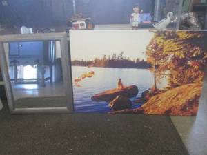 lot 20 image: (FS) Canvas Print 36 x 24 and Wal...