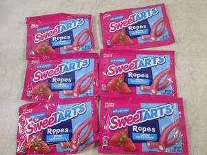 lot 34 image: (B-1) 6 Share Pack Bags of Sweetart...