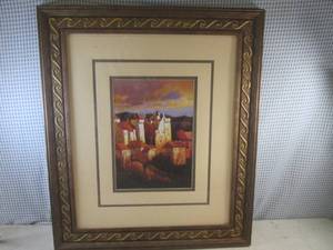 lot 50 image: (A-4) Framed Max Hayslette Curemon...